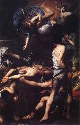 VALENTIN DE BOULOGNE Martyrdom of St Processus and St Martinian we oil painting on canvas